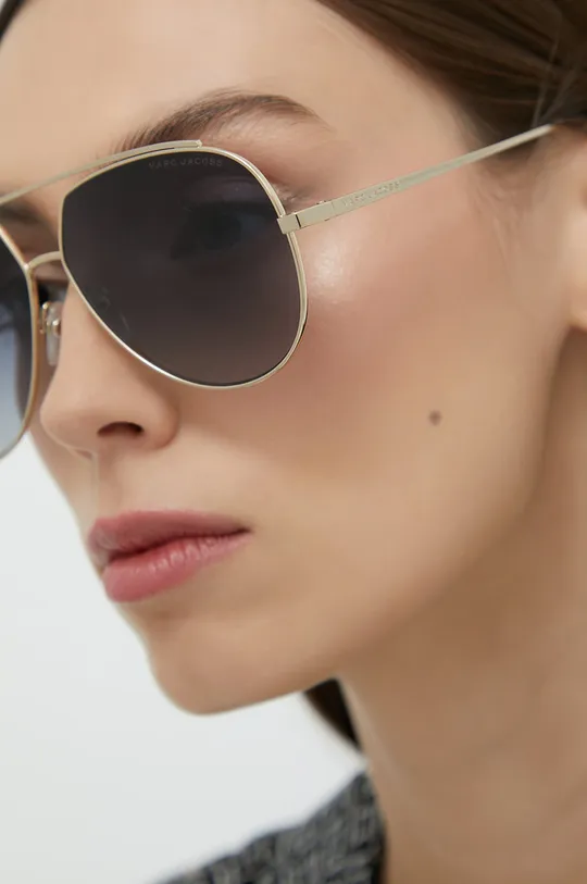 złoty Marc Jacobs okulary przeciwsłoneczne Damski