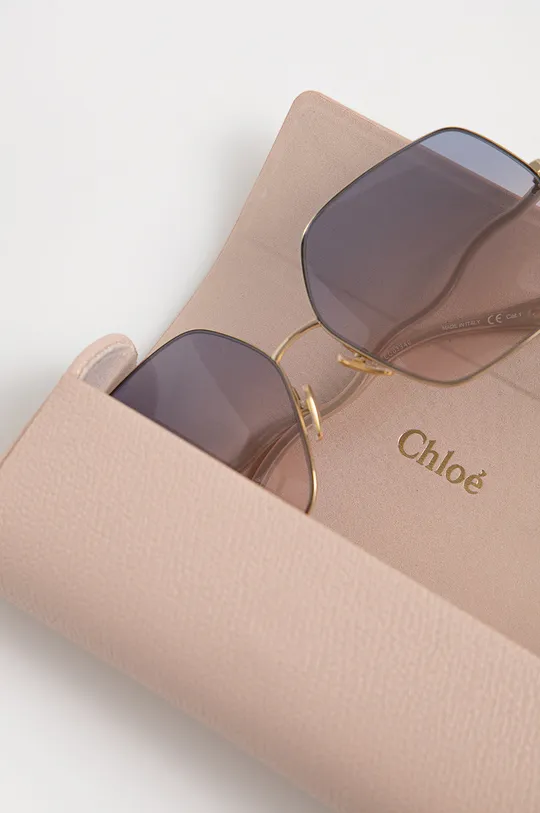 fioletowy Chloé okulary przeciwsłoneczne