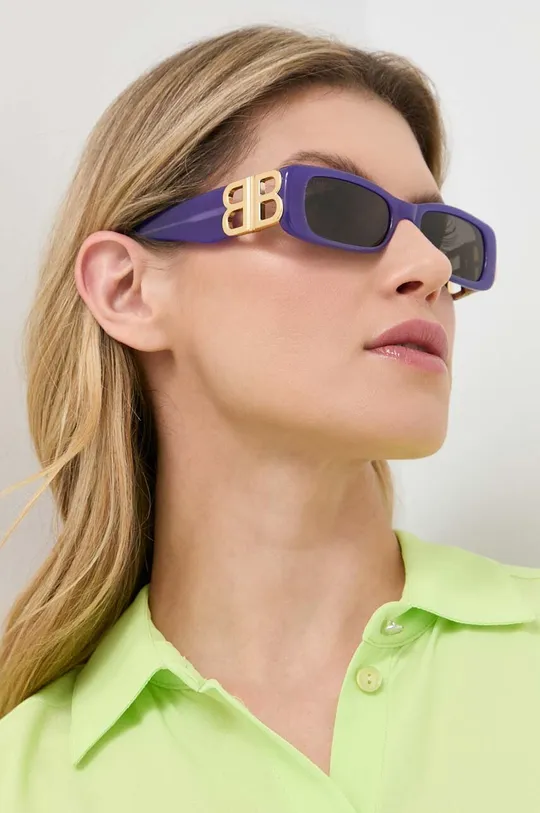 μωβ Γυαλιά ηλίου Balenciaga BB0096S Γυναικεία
