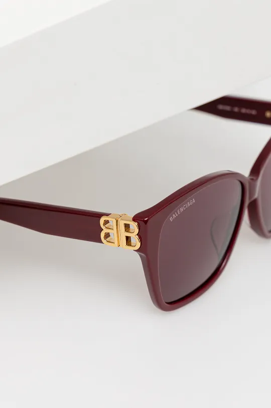 fioletowy Balenciaga okulary przeciwsłoneczne