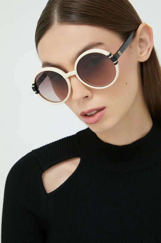 beżowy Gucci okulary przeciwsłoneczne Damski