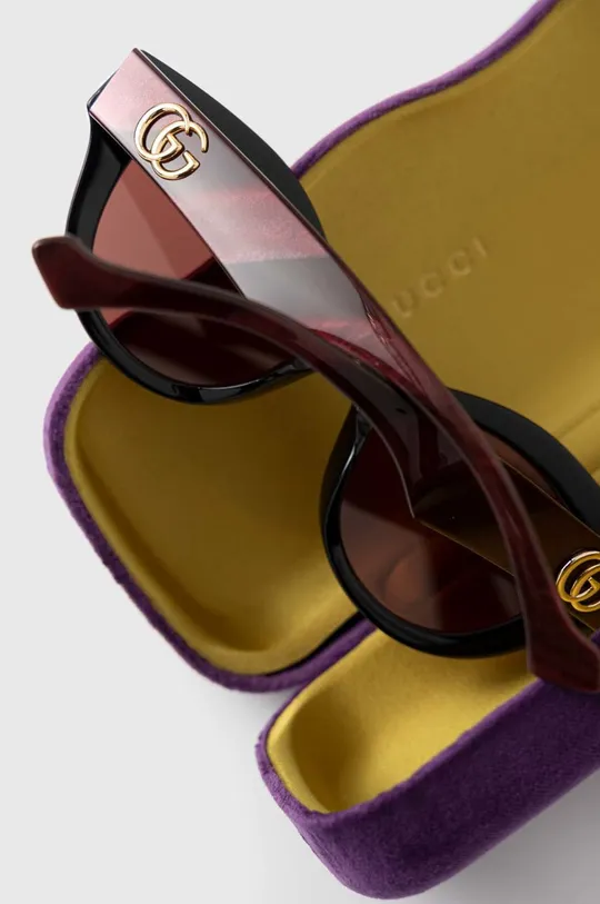 burgundské Slnečné okuliare Gucci