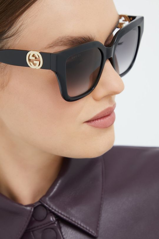 evalueren Netto genezen Gucci okulary przeciwsłoneczne damskie kolor czarny | Answear.com