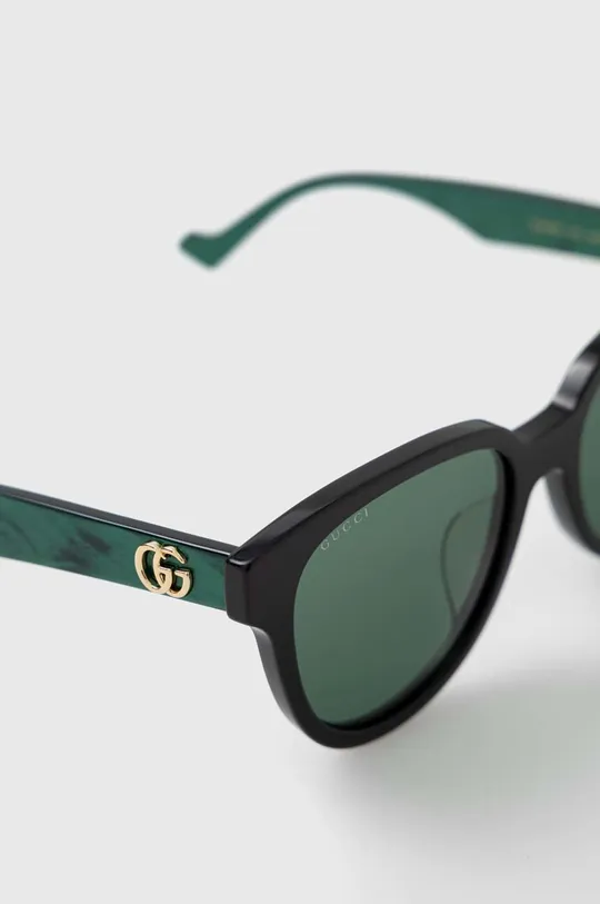 zielony Gucci okulary przeciwsłoneczne