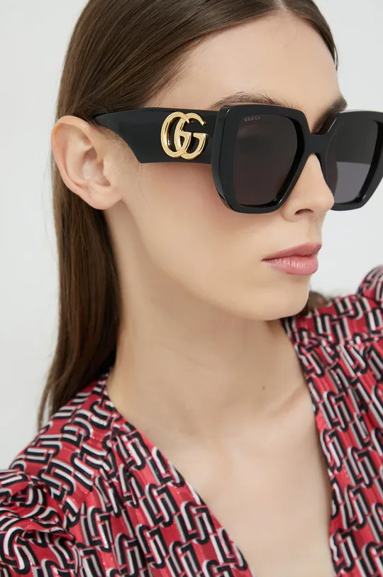 czarny Gucci okulary przeciwsłoneczne Damski