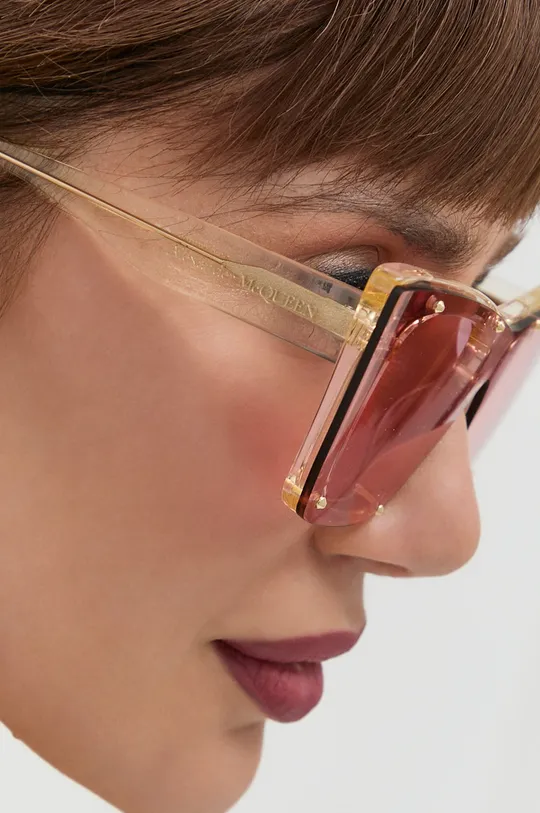ružová Slnečné okuliare Alexander McQueen