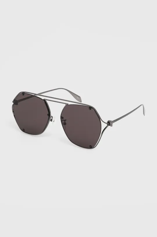 Солнцезащитные очки Alexander McQueen серый