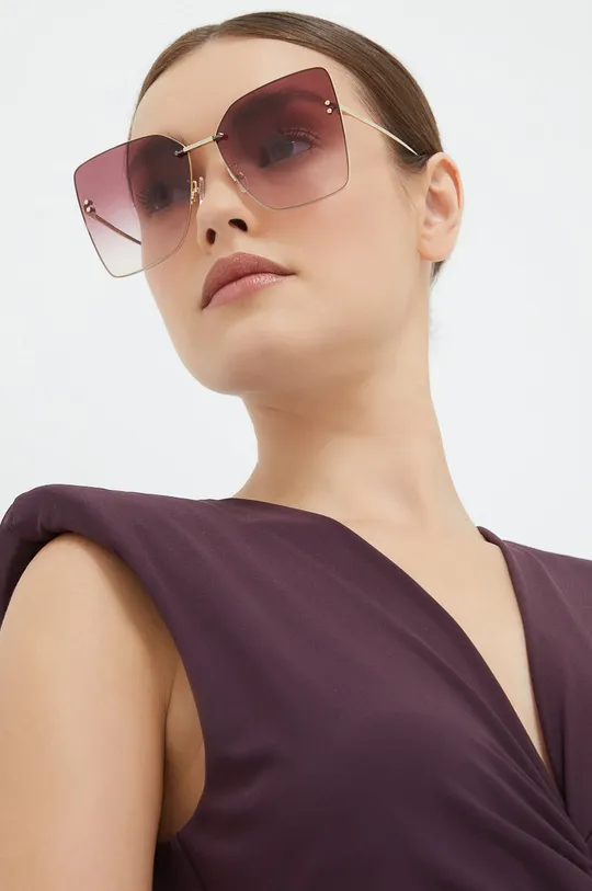 χρυσαφί Γυαλιά ηλίου Alexander McQueen Γυναικεία