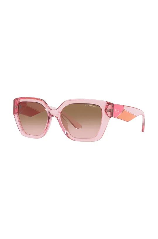 Armani Exchange okulary przeciwsłoneczne różowy