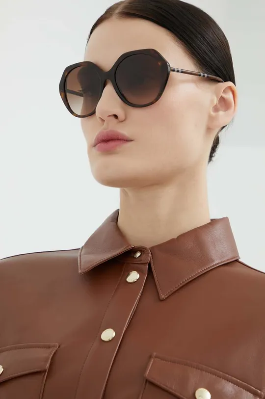 brązowy Burberry okulary przeciwsłoneczne VANESSA Damski