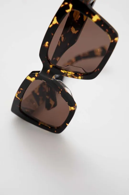 ciemny brązowy Bottega Veneta okulary przeciwsłoneczne BV1198SA