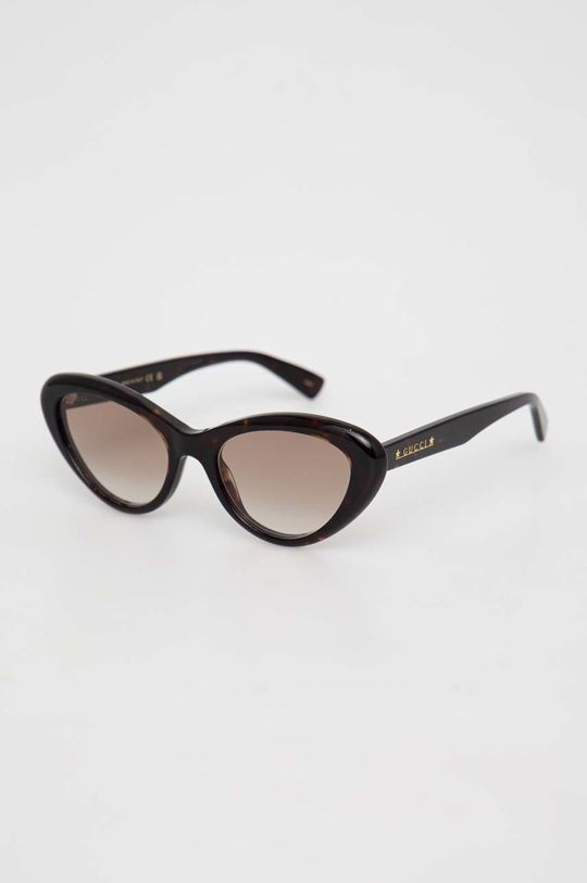 Gucci okulary przeciwsłoneczne GG1170S ciemny brązowy