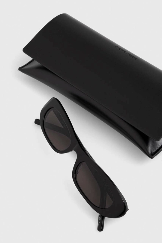 czarny Saint Laurent okulary przeciwsłoneczne