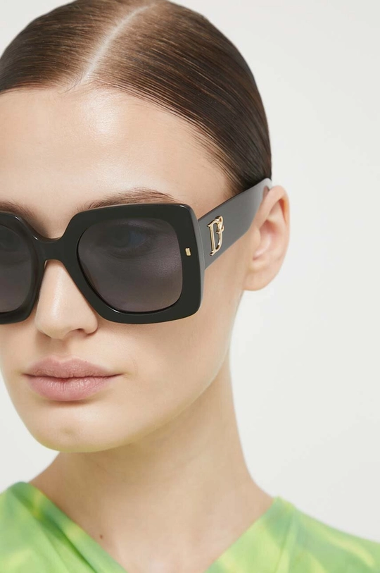 czarny DSQUARED2 okulary przeciwsłoneczne Damski