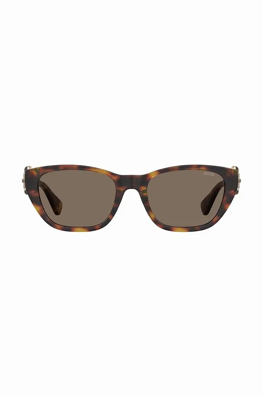 brązowy Moschino okulary przeciwsłoneczne
