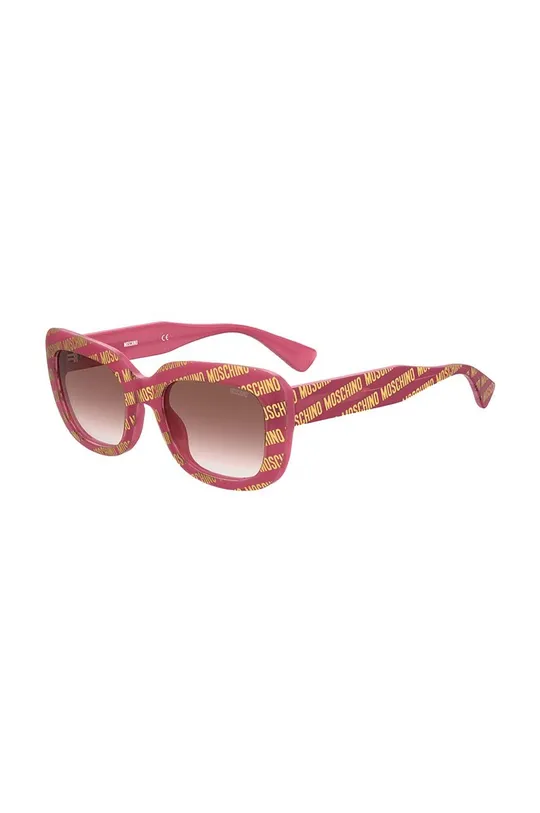 Moschino okulary przeciwsłoneczne różowy