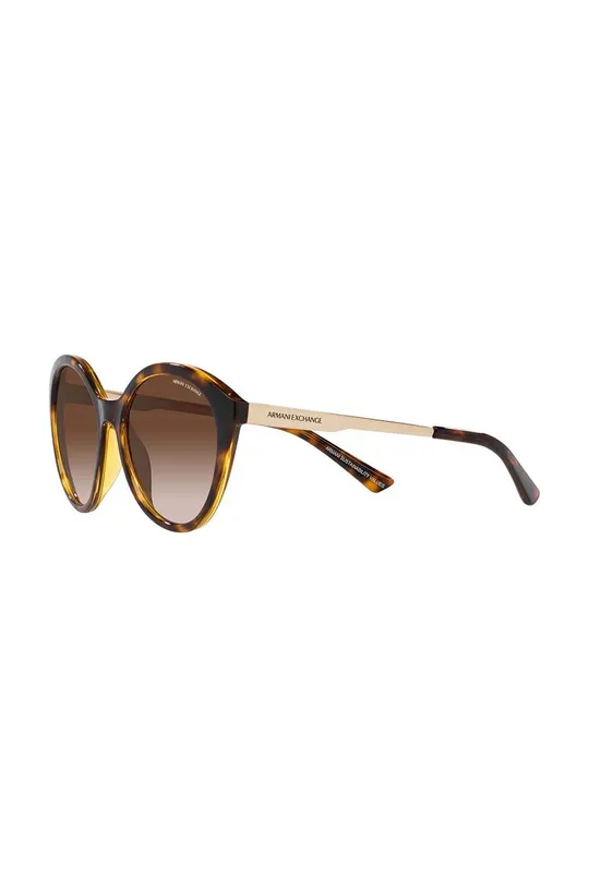 brązowy Armani Exchange okulary przeciwsłoneczne