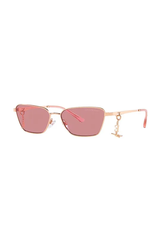 Сонцезахисні окуляри Emporio Armani рожевий