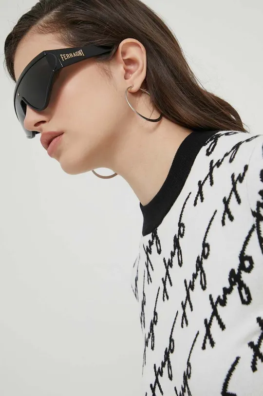 czarny Chiara Ferragni okulary przeciwsłoneczne Damski