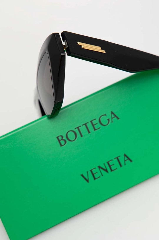 czarny Bottega Veneta okulary przeciwsłoneczne BV1219S