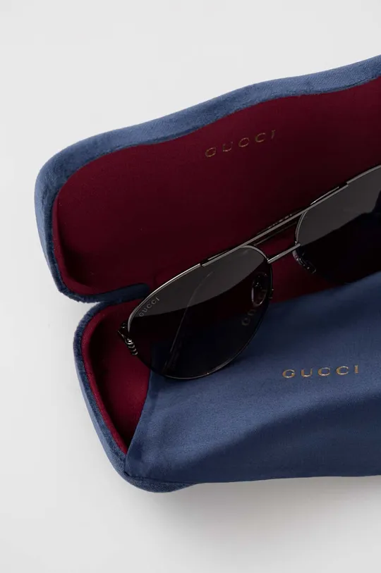 szary Gucci okulary przeciwsłoneczne