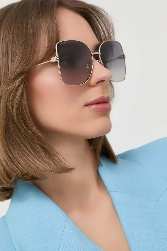 oro Gucci occhiali da sole Donna