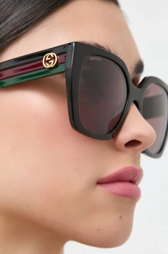 hnedá Slnečné okuliare Gucci Dámsky