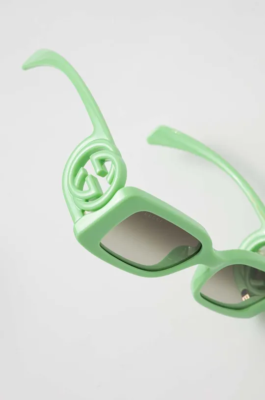zielony Gucci okulary przeciwsłoneczne