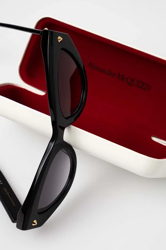 чёрный Солнцезащитные очки Alexander McQueen AM0407S