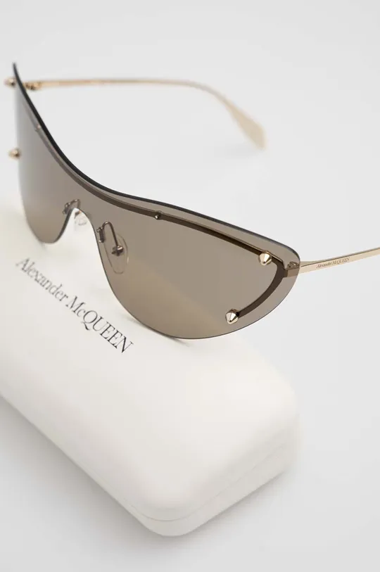 золотой Солнцезащитные очки Alexander McQueen AM0413S
