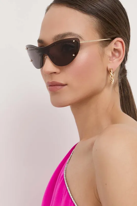 oro Alexander McQueen occhiali da sole AM0413S Donna