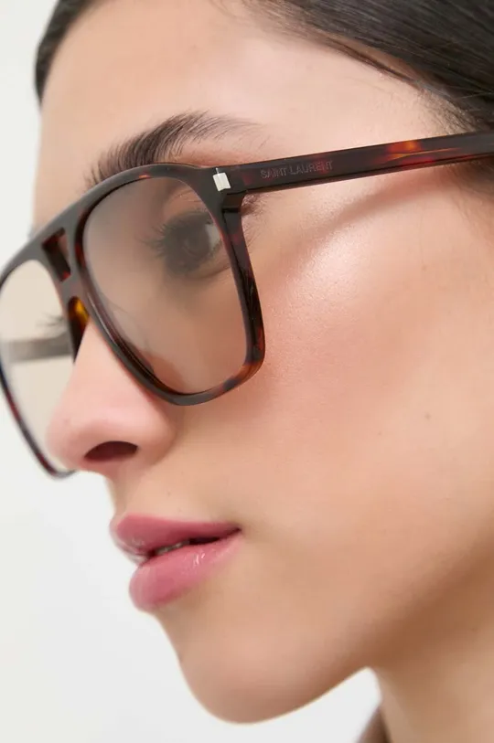 коричневий Сонцезахисні окуляри Saint Laurent Жіночий