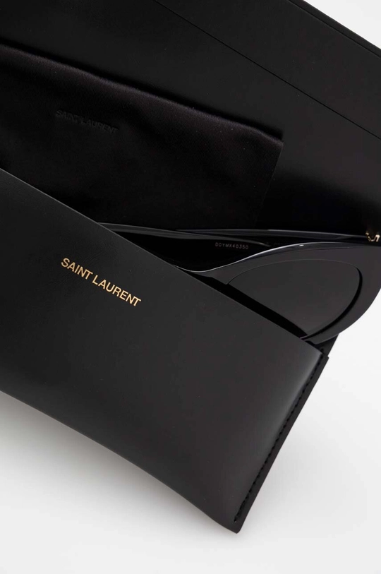 czarny Saint Laurent okulary przeciwsłoneczne