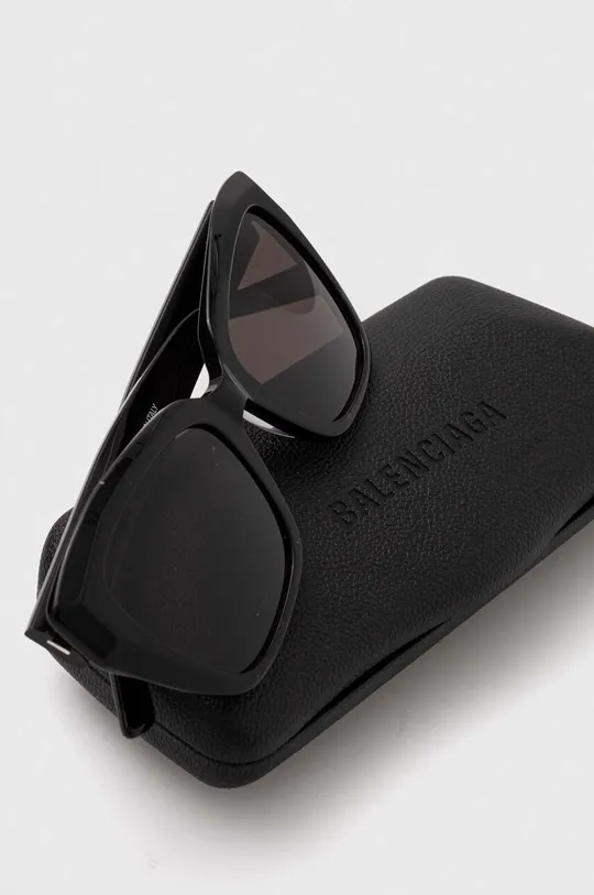 czarny Balenciaga okulary przeciwsłoneczne BB0273SA