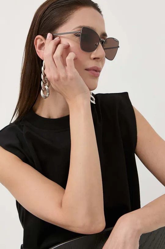коричневий Сонцезахисні окуляри Balenciaga BB0278S Жіночий