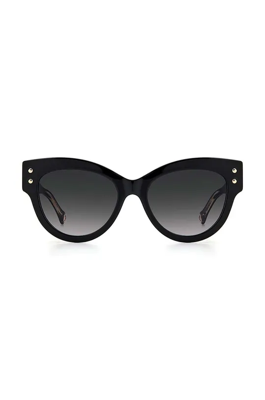 czarny Carolina Herrera okulary przeciwsłoneczne