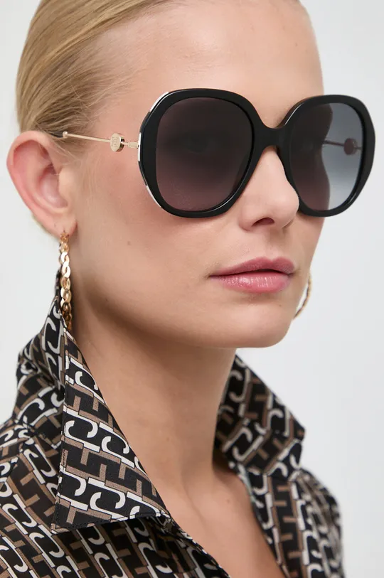 чорний Сонцезахисні окуляри Carolina Herrera Жіночий
