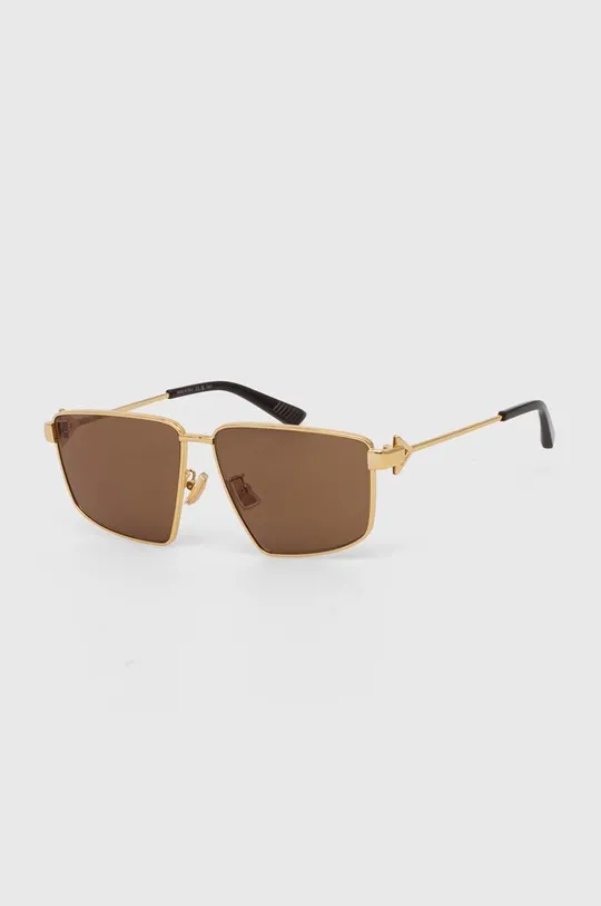 Сонцезахисні окуляри Bottega Veneta золотий