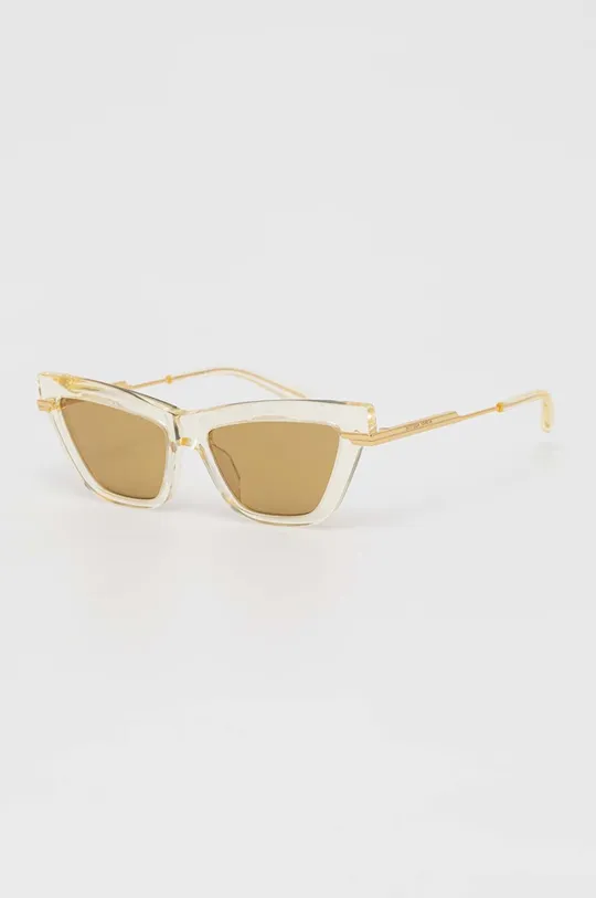 Bottega Veneta okulary przeciwsłoneczne złoty