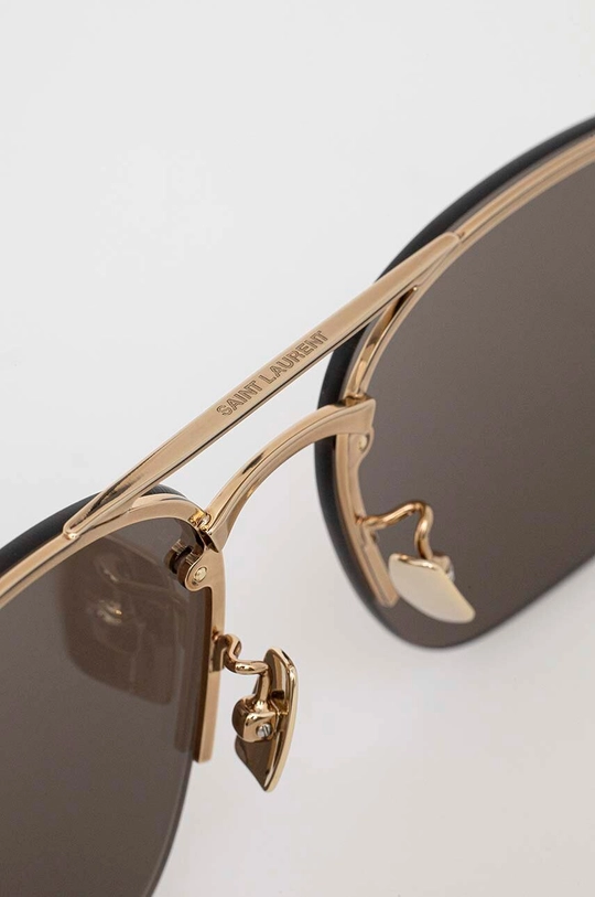 złoty Saint Laurent okulary przeciwsłoneczne 309