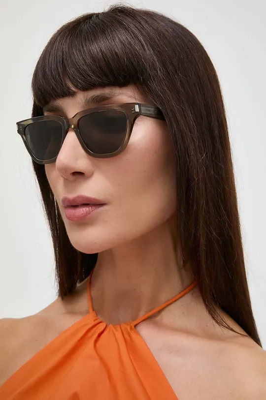 siva Sončna očala Saint Laurent Ženski