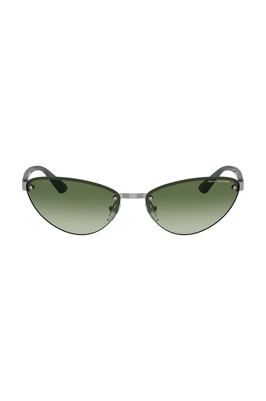 Armani Exchange okulary przeciwsłoneczne zielony