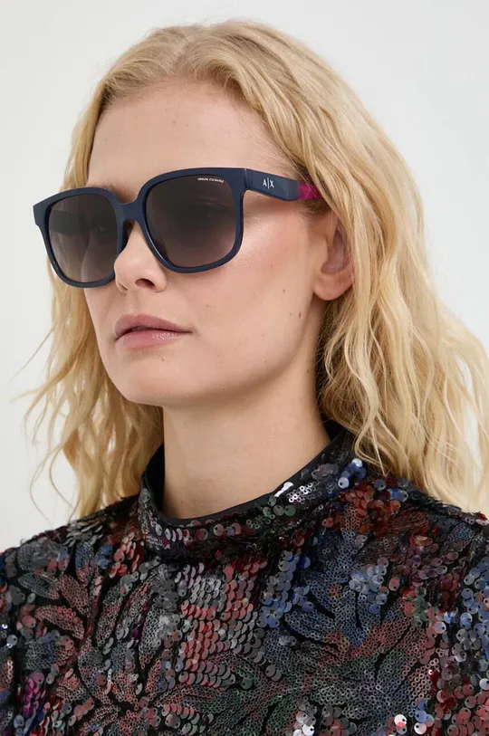 темно-синій Сонцезахисні окуляри Armani Exchange Жіночий