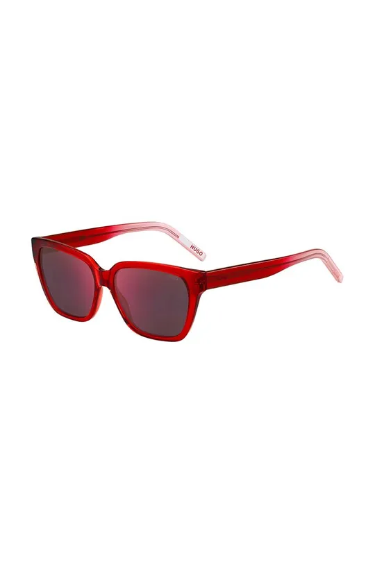 HUGO okulary przeciwsłoneczne czerwony