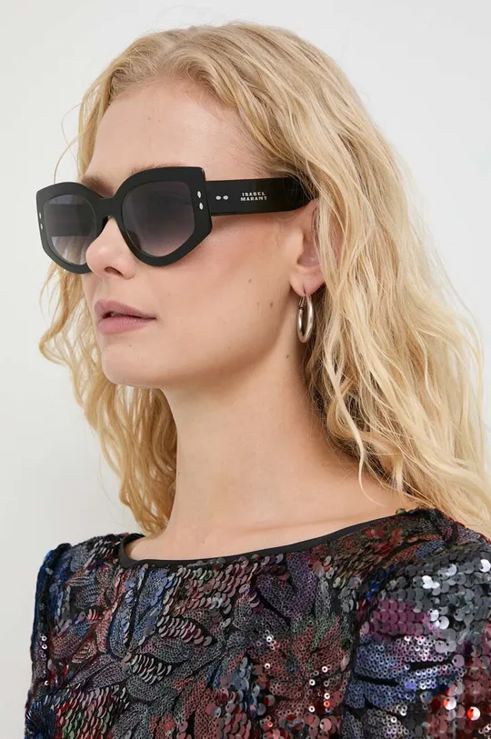 czarny Isabel Marant okulary przeciwsłoneczne Damski