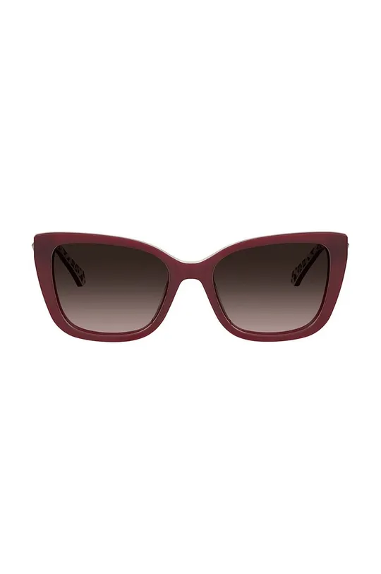 burgundské Slnečné okuliare Love Moschino