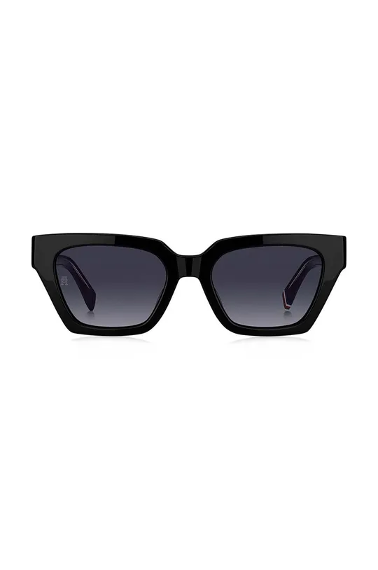 czarny Tommy Hilfiger okulary przeciwsłoneczne