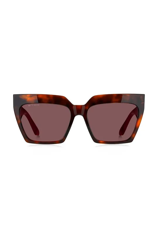 bordowy Etro okulary przeciwsłoneczne