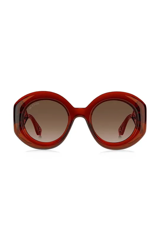 bordowy Etro okulary przeciwsłoneczne