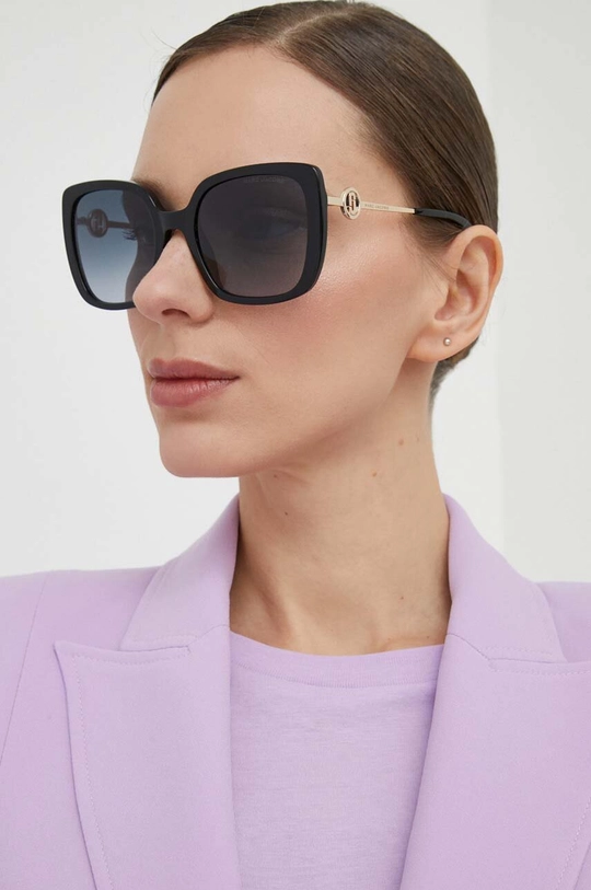 czarny Marc Jacobs okulary przeciwsłoneczne Damski